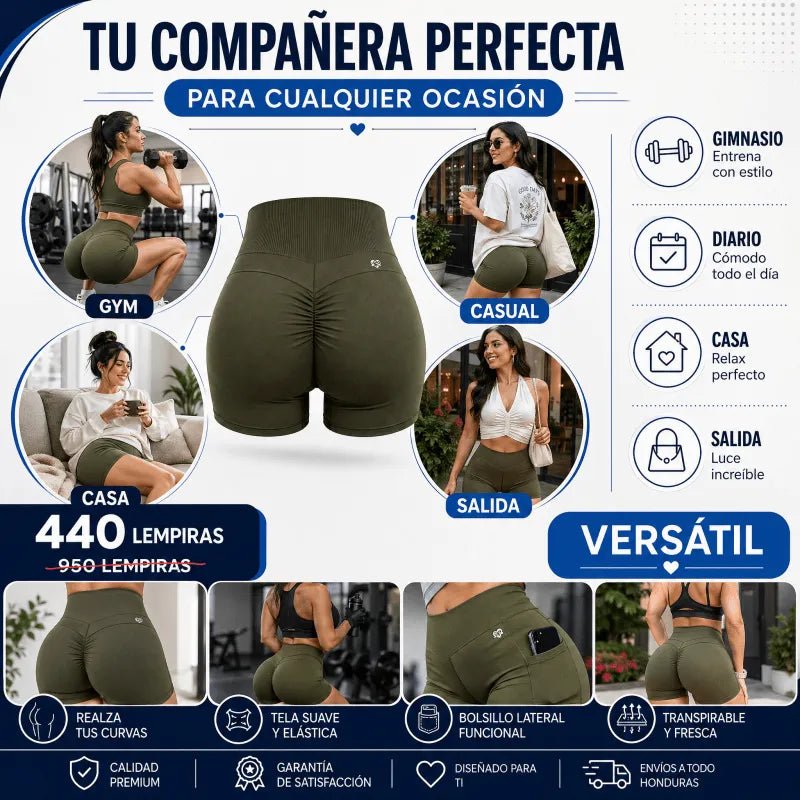 BootyLift Pro™ – Short Moldeador Levanta Glúteos