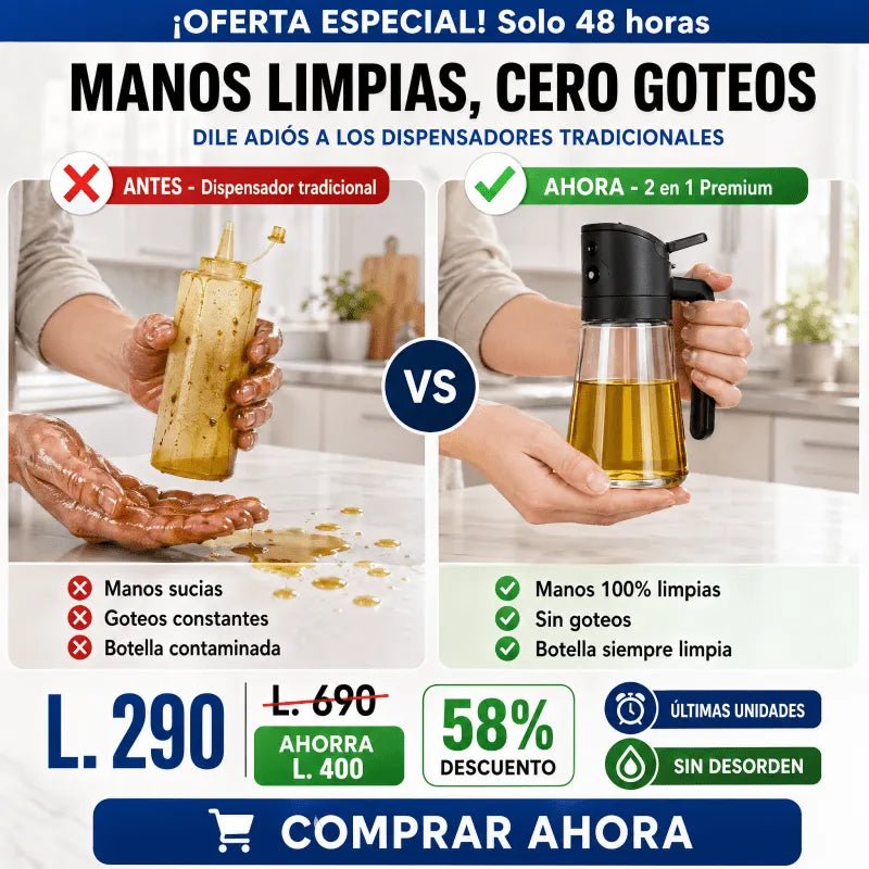 OilSpray Pro – Pulverizador Premium para Aceite y Cocina AMAZON CON GARANTIA Y CERTIFICACION - Inversiones Alkosto
