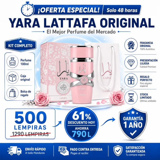 ORIGINAL PERFUME YARA – LATTAFA (EAU DE PARFUM) - Inversiones Alkosto