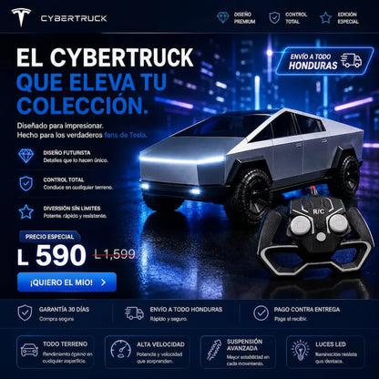 ORIGINAL Cybertruck 1:18 Escala Cybertruck Control Remoto -  + garantia 12 meses gratis The Official Tesla Shop/