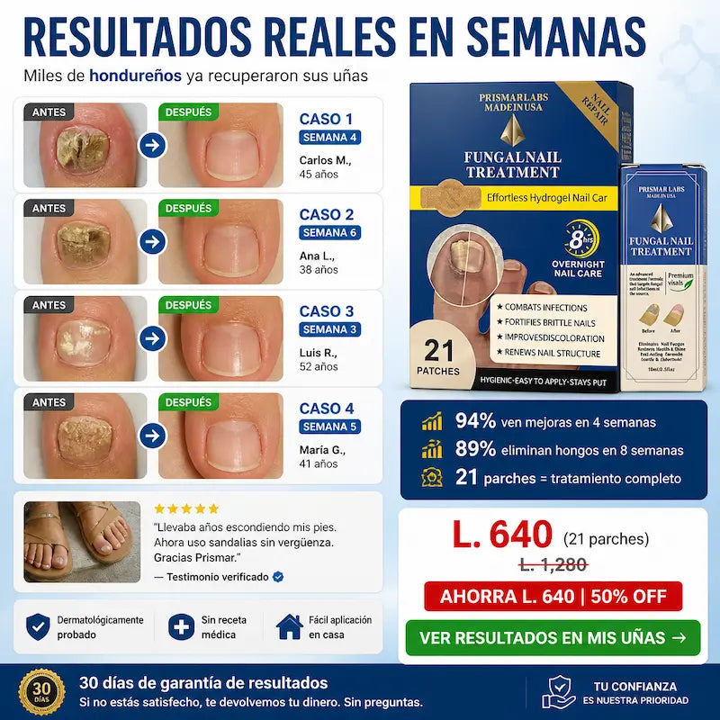 KIT 2 TRATAMIENTO HONGO FUNGAL NAIL — Parches de Hidrogel para Uñas + TRATAMIENTO PROFUNDO LIQUIDO|