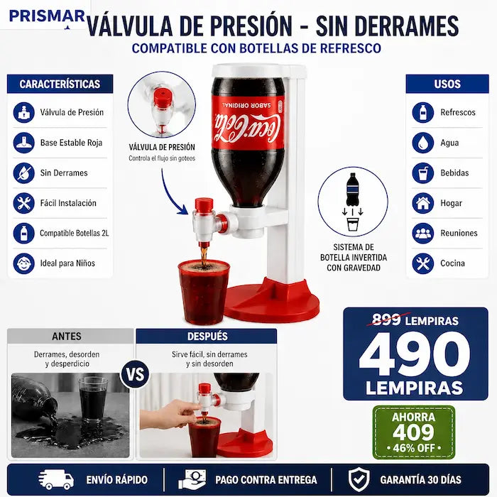 Dispensador manual para botellas - imagen 3