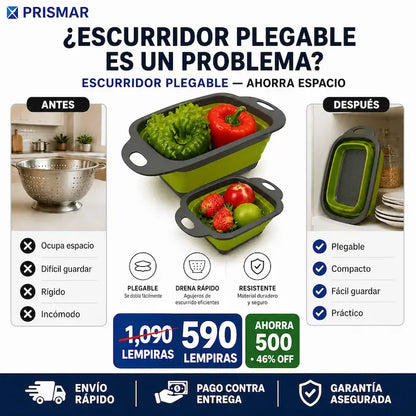 Escurridor Portátil Plegable para Cocina