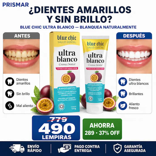 Crema Dental Ultra Blanco con Extracto de Maracuyá 100g
