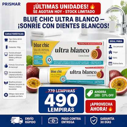 Crema Dental Ultra Blanco con Extracto de Maracuyá 100g