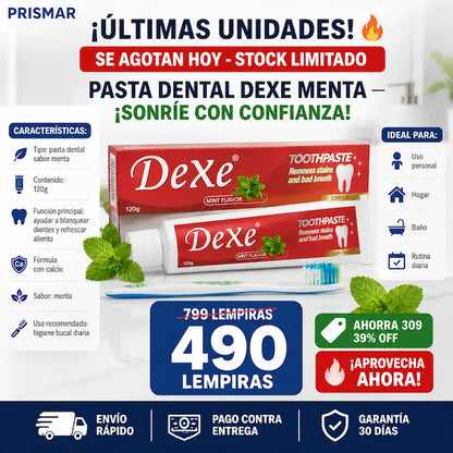 Pasta Dental Blanqueadora Sabor Menta 120g