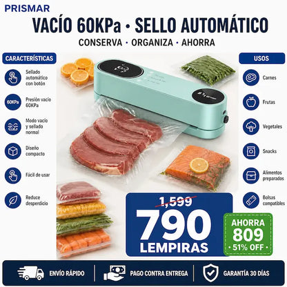Selladora al Vacío para Alimentos 60KPa