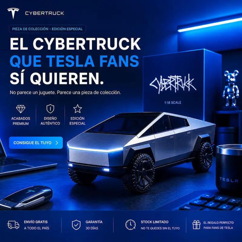 ORIGINAL Cybertruck 1:18 Escala Cybertruck Control Remoto -  + garantia 12 meses gratis The Official Tesla Shop/