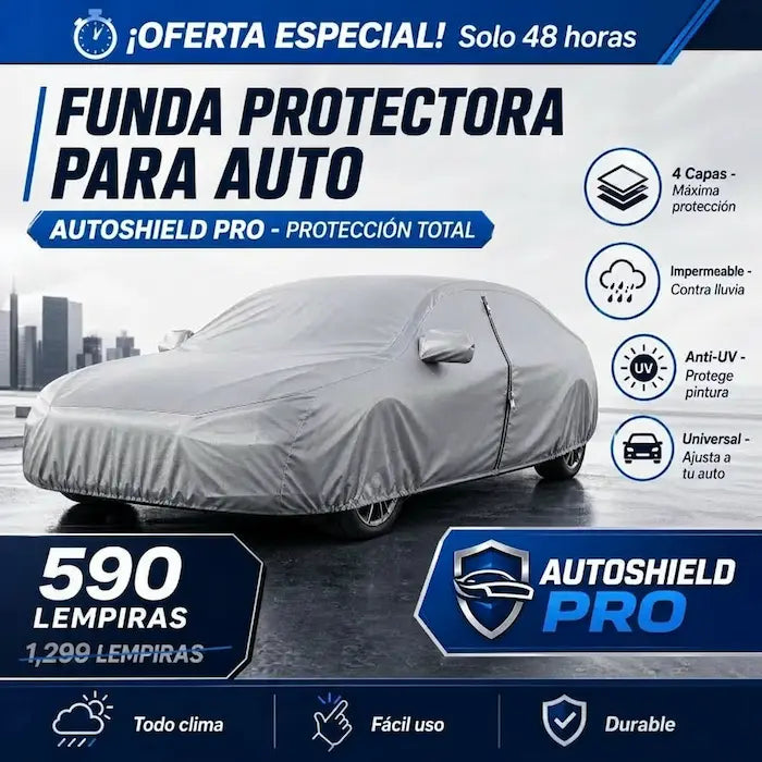 AutoShield Pro™ – Funda Protectora Impermeable para Auto