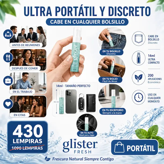 Glister Fresh spray bucal refrescante NATURAL