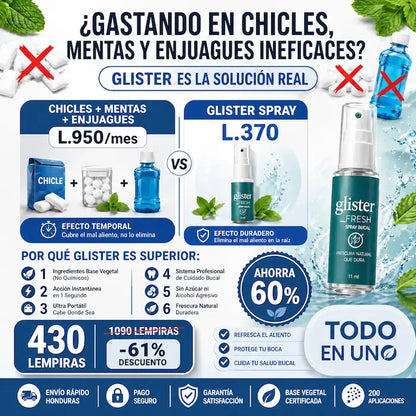 Glister Fresh spray bucal refrescante NATURAL