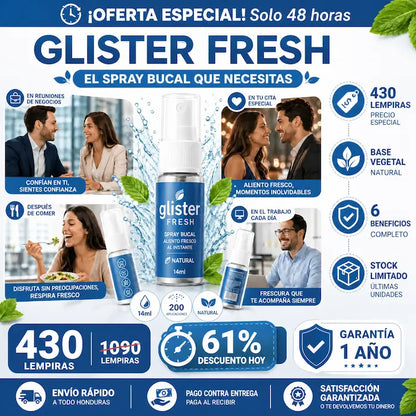Glister Fresh spray bucal refrescante NATURAL