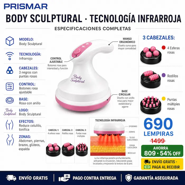 ✨ Masajeador Anticelulitis Body Innovation — ¡Tu Spa en Casa con Tecnología Infrarroja! - imagen 3
