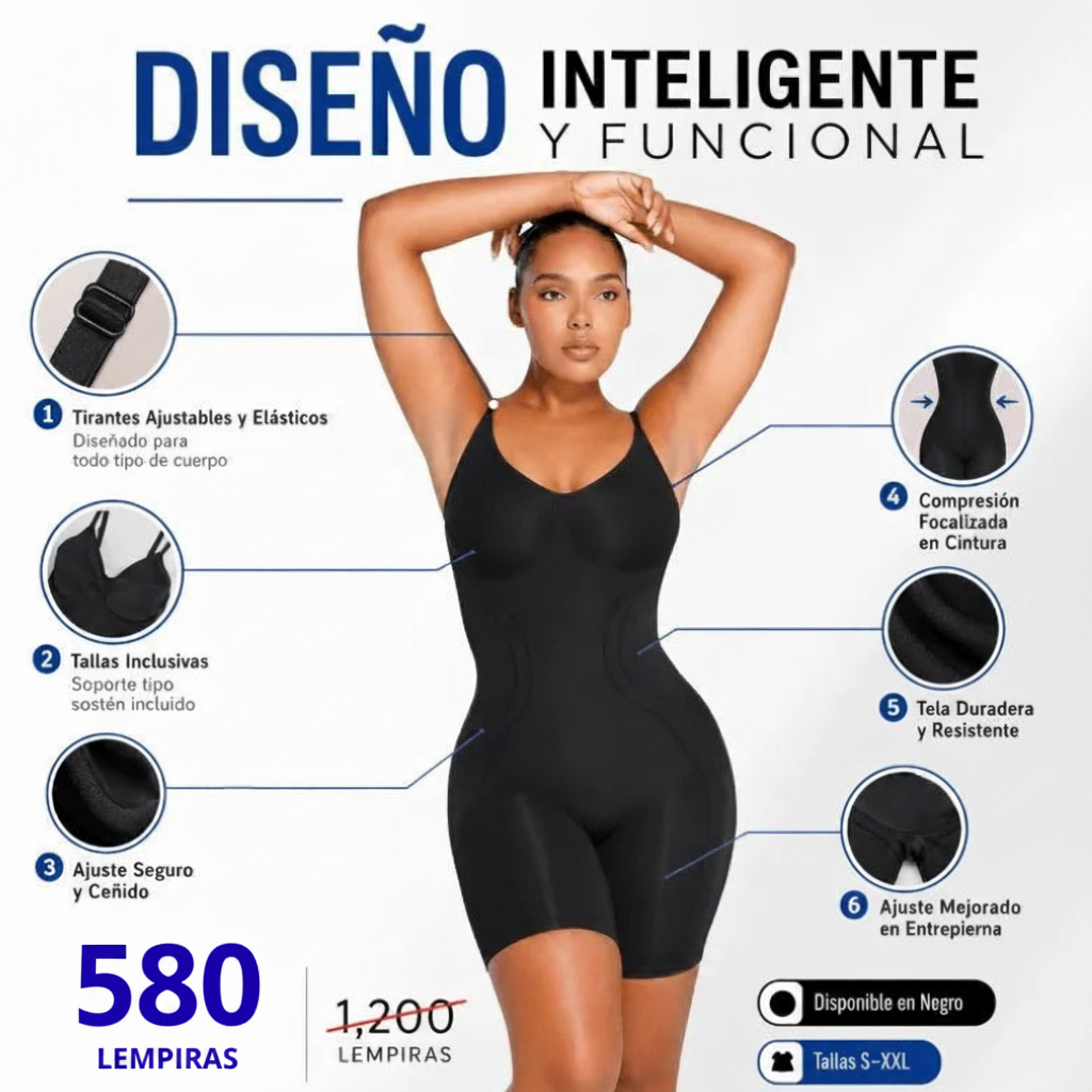 SHAPERX™Colombian Body Moldeador de Compresión (Faja Bodysuit Control Total) Colombian