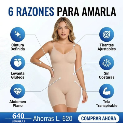 SHAPERX™Colombian Body Moldeador de Compresión (Faja Bodysuit Control Total) Colombian