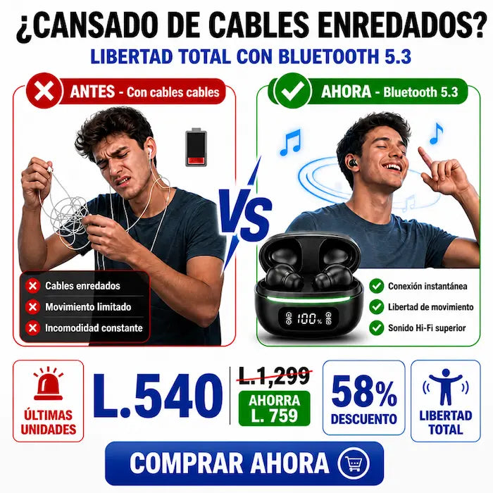 🎧 SoundPro X80 – Audífonos Inalámbricos Bluetooth 5.3 con Sonido Envolvente - imagen 2