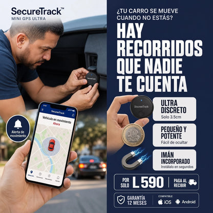 SecureTrack™ – Rastreador GPS para Vehiculos, Mascotas , personas y más Garantía 12 Meses