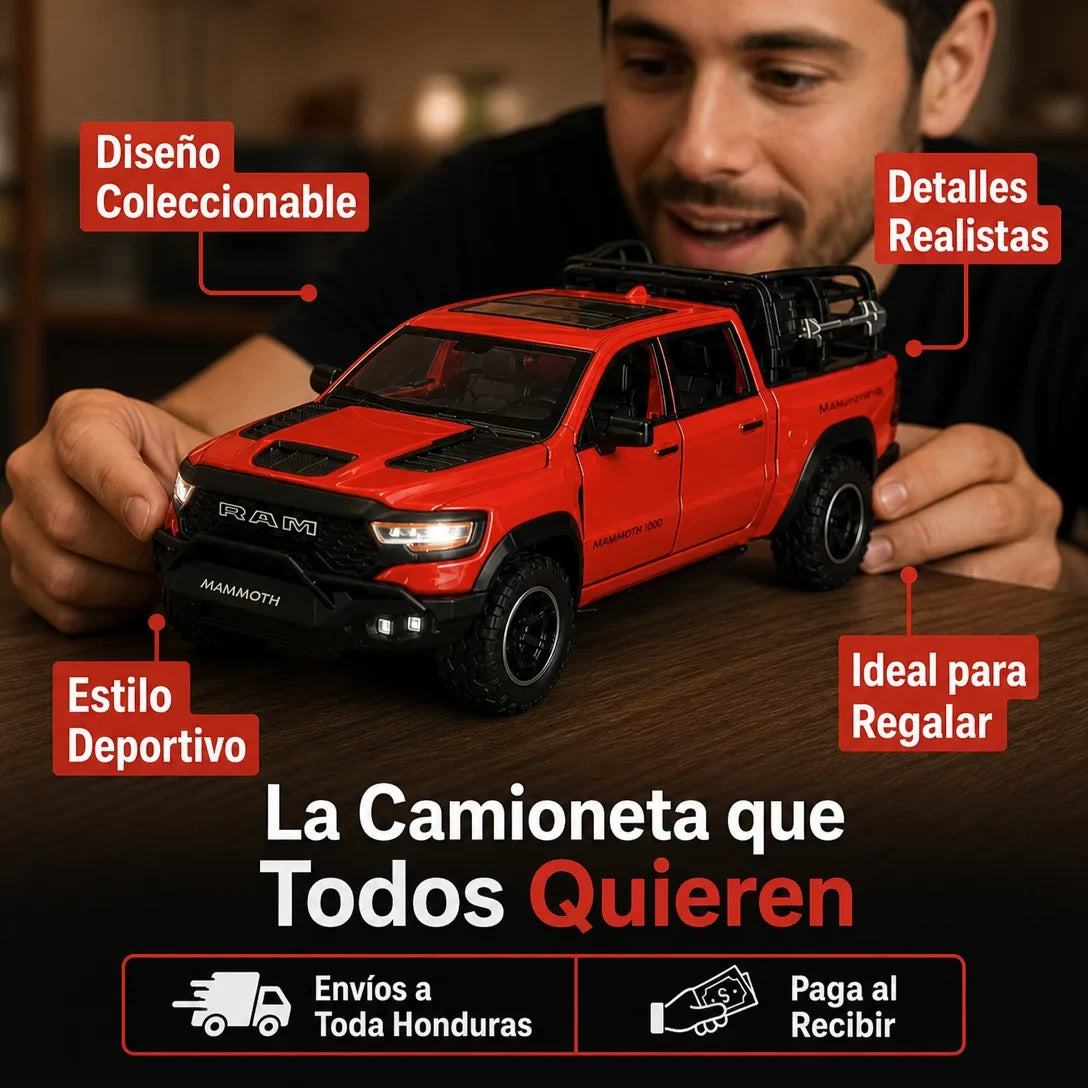 RAM TRX Mammoth 1000 — Camioneta a Escala Coleccionable