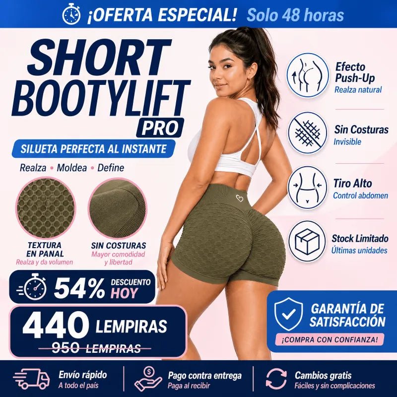 BootyLift Pro™ – Short Moldeador Levanta Glúteos