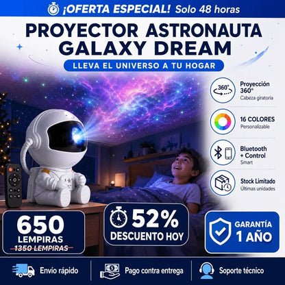 GalaxyDream Astro™ – Proyector de Estrellas Astronauta
