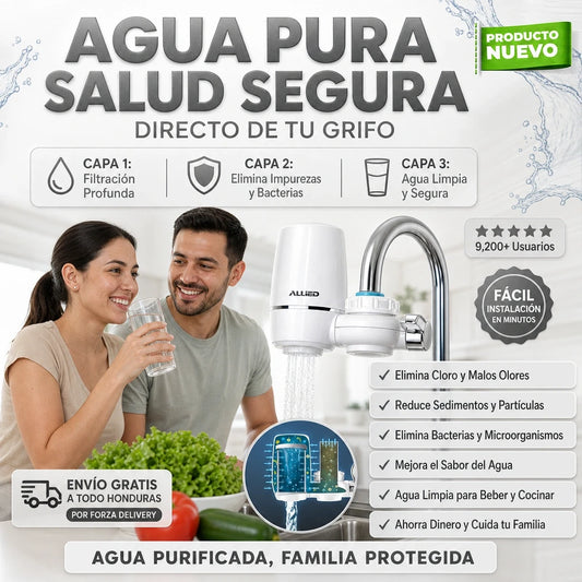 PureFlow Max™ – Filtro Purificador de Agua para Grifo