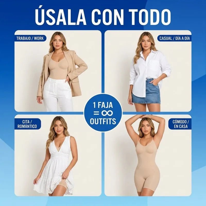 SHAPERX™Colombian Body Moldeador de Compresión (Faja Bodysuit Control Total) Colombian