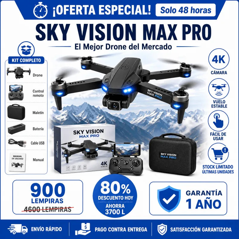 Sky Vision Max Drone Pro - Inversiones Alkosto